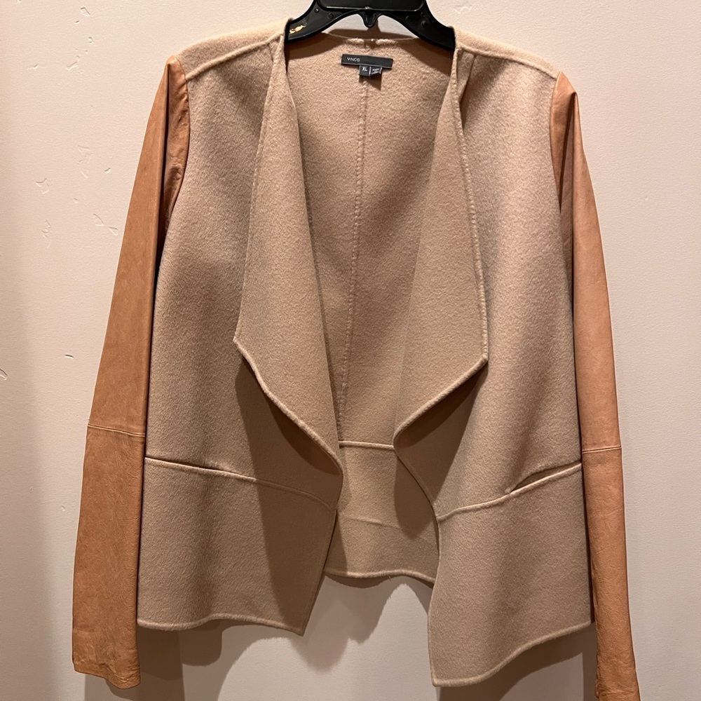 Vince Jacket With Partial Leather - image 4